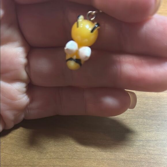 Yellow Bee Earrings - Picture 4 of 4